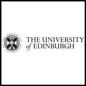 Logo of The University of Edinburgh with its emblem.